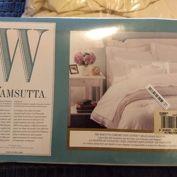 Wamsutta King yellow sheet set NWT - Picture 5 of 6